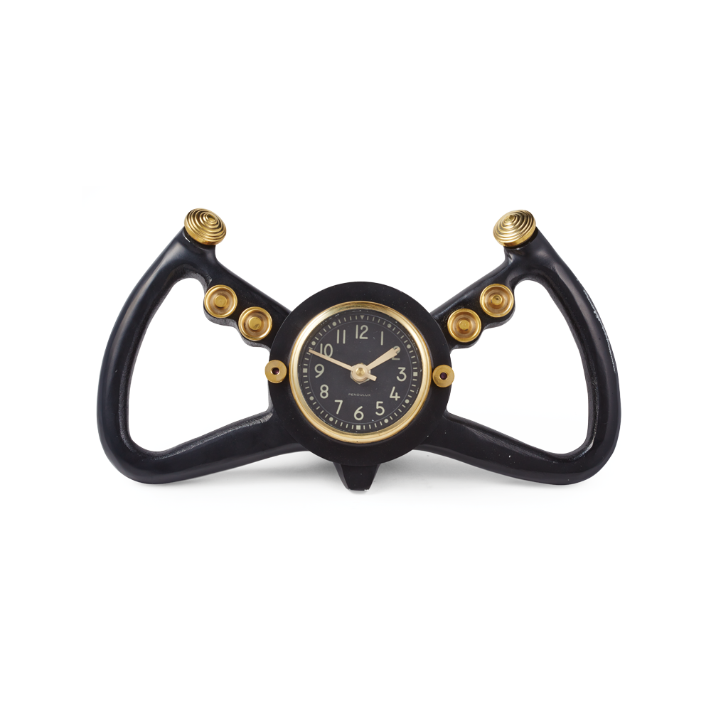 Cockpit Table Clock Black - Pendulux