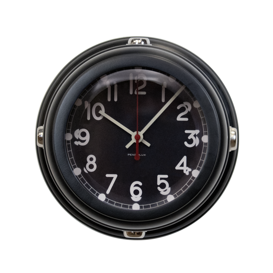 Deckhand Wall Clock Black - Pendulux