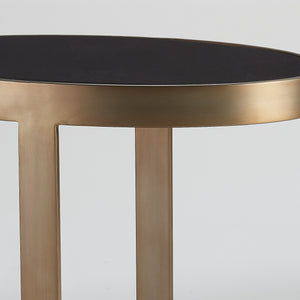Ellipse Accent Table Antique Gold - Pendulux