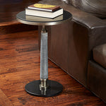 Hudson Accent Table Nickel