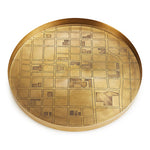 Map Tray Large Antique Brass