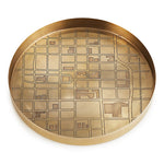 Map Tray Small Antique Brass