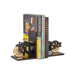 Motorcycle Bookends Black - Pendulux