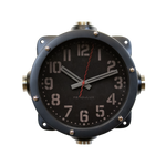 Navy Master Clock Black